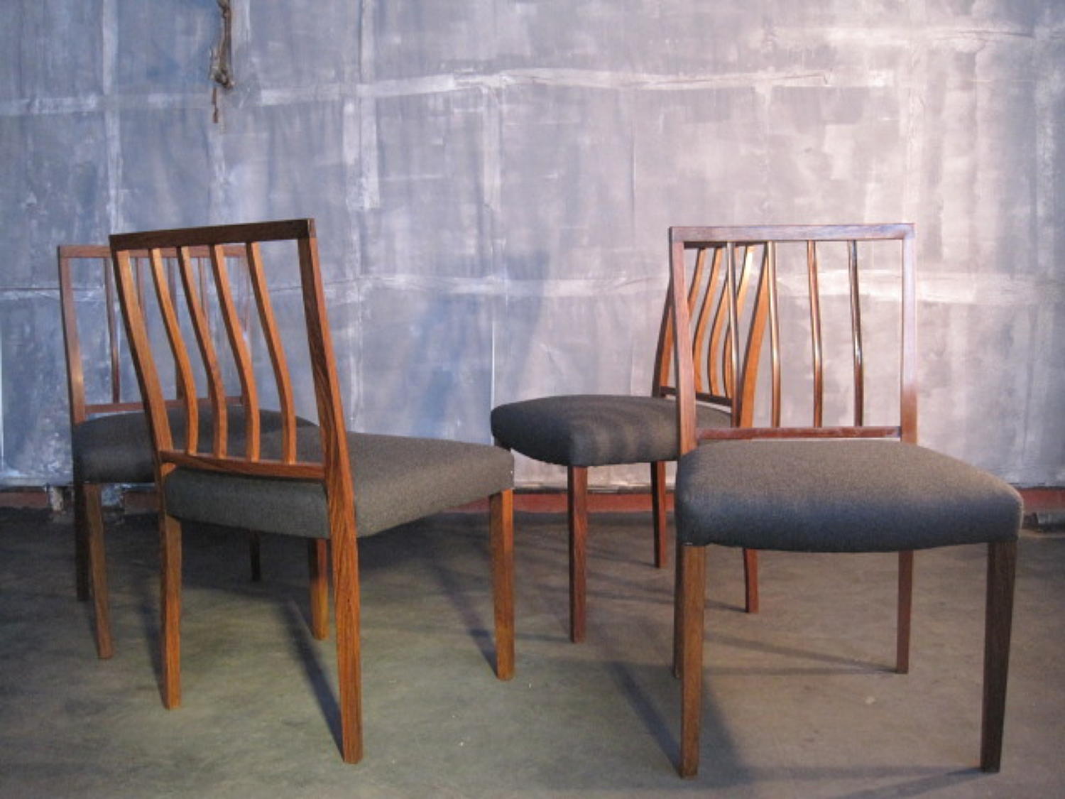 Rosewood dining chairs by Robert Heritage
