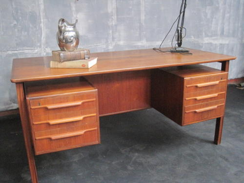 Danish teak desk