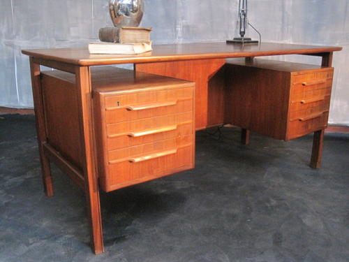 Danish teak desk