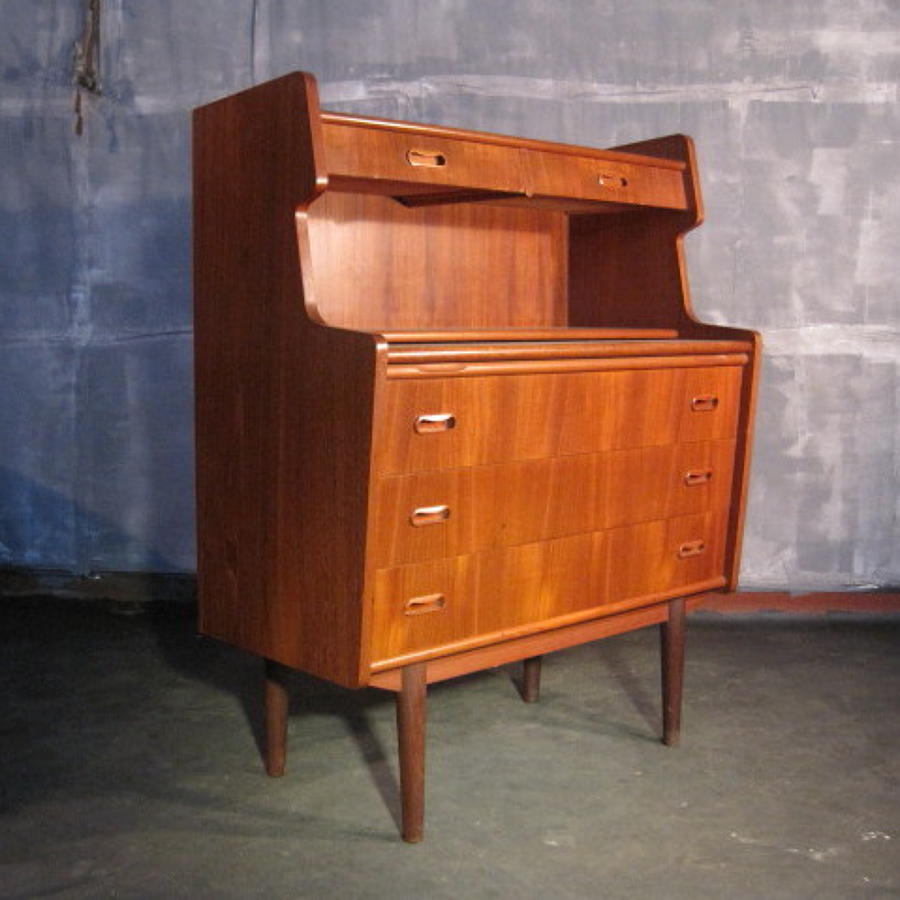 Danish teak bureau