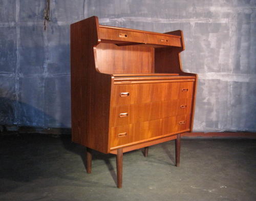 Danish teak bureau