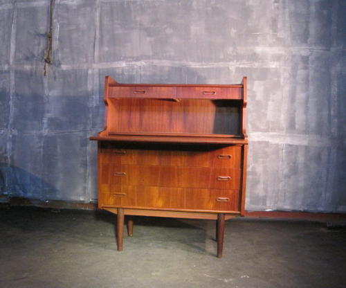 Danish teak bureau