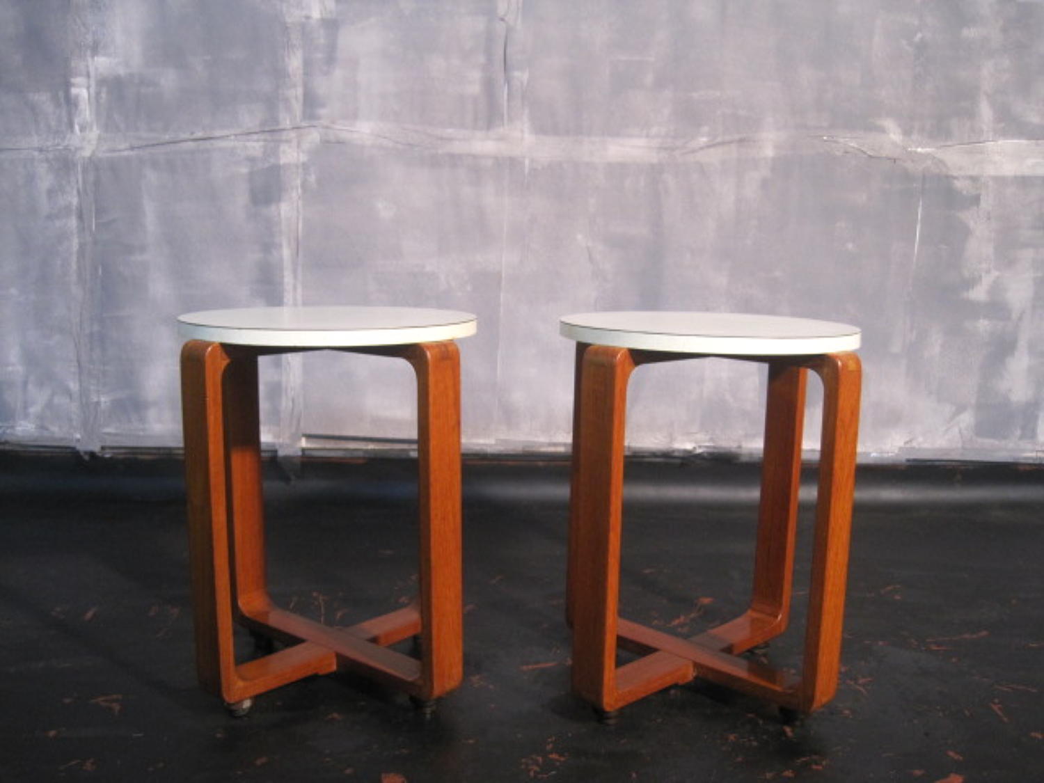 1960s teak and formica tables