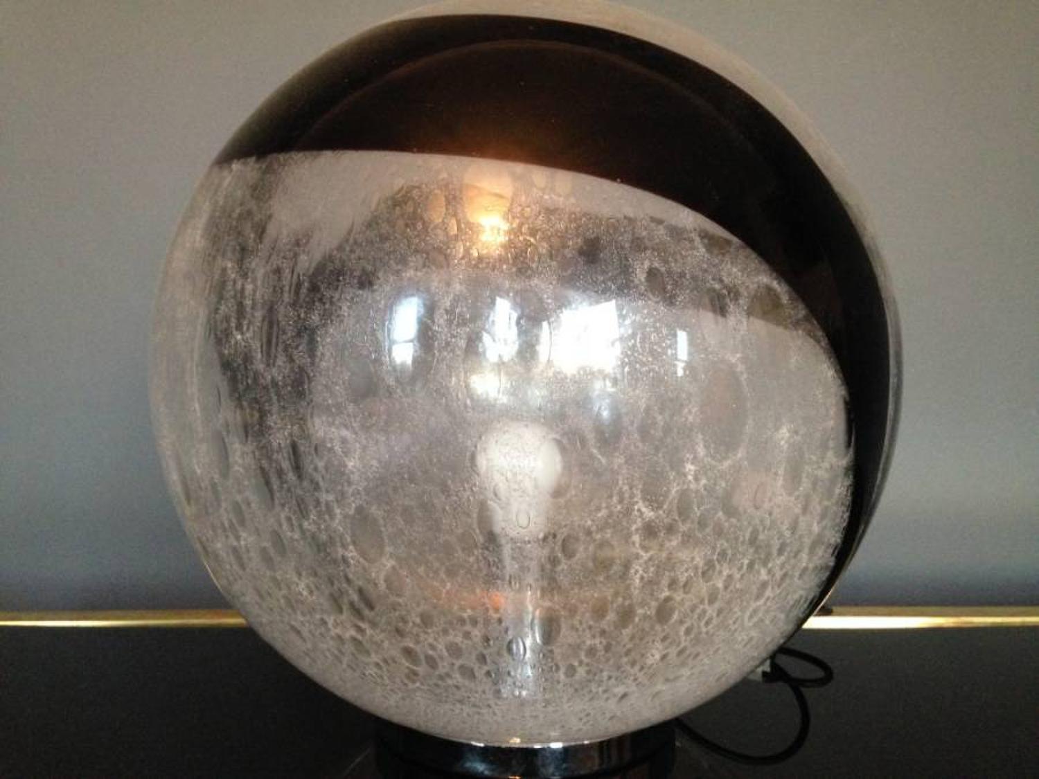 Murano glass ball lamp