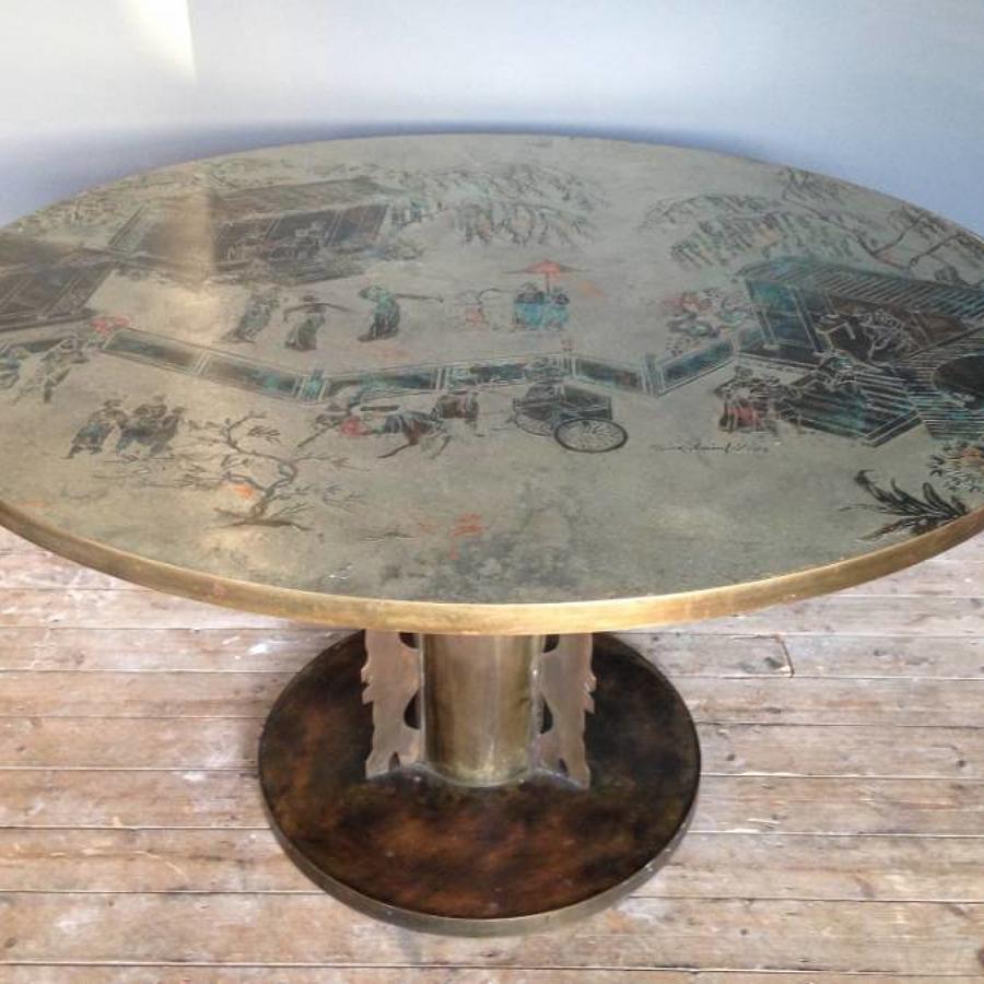 Dining or game table by Philip and Kelvin Laverne