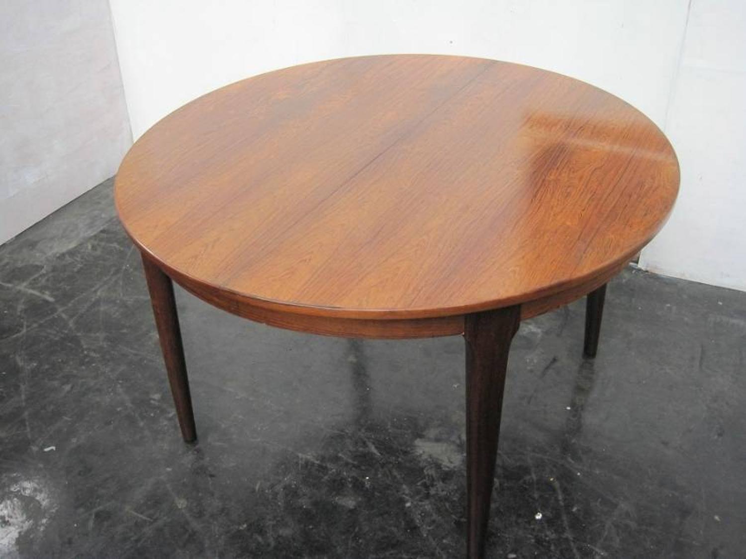 Danish rosewood dining table