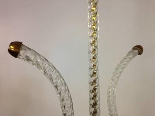 Venetian glass ceiling light by Barovier and Toso