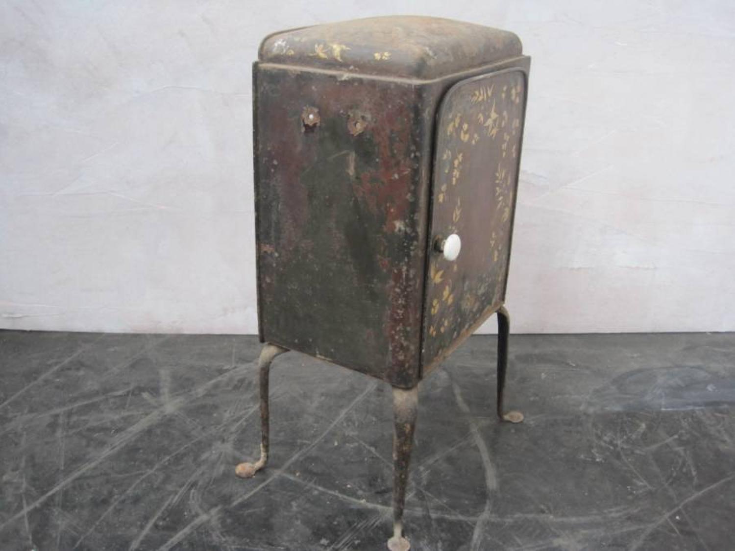 Antique iron cabinet