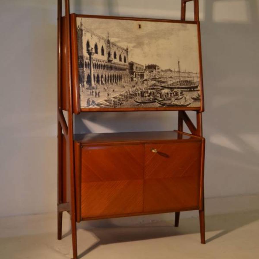 1950s Italian bar and cabinet