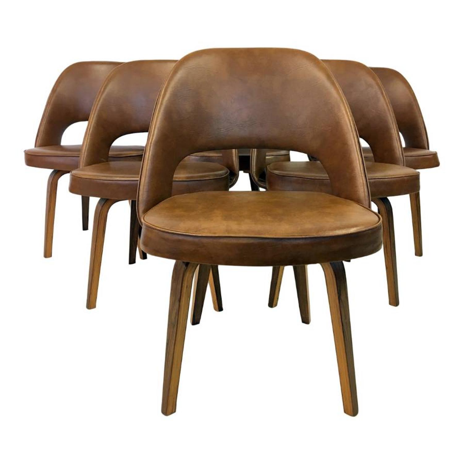A set of six Executive chairs by Eero Saarinen