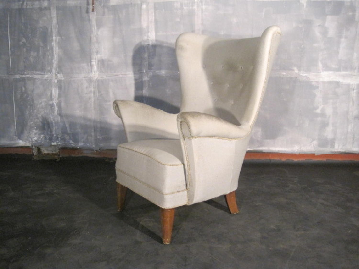 1950s Danish upholstered armchair