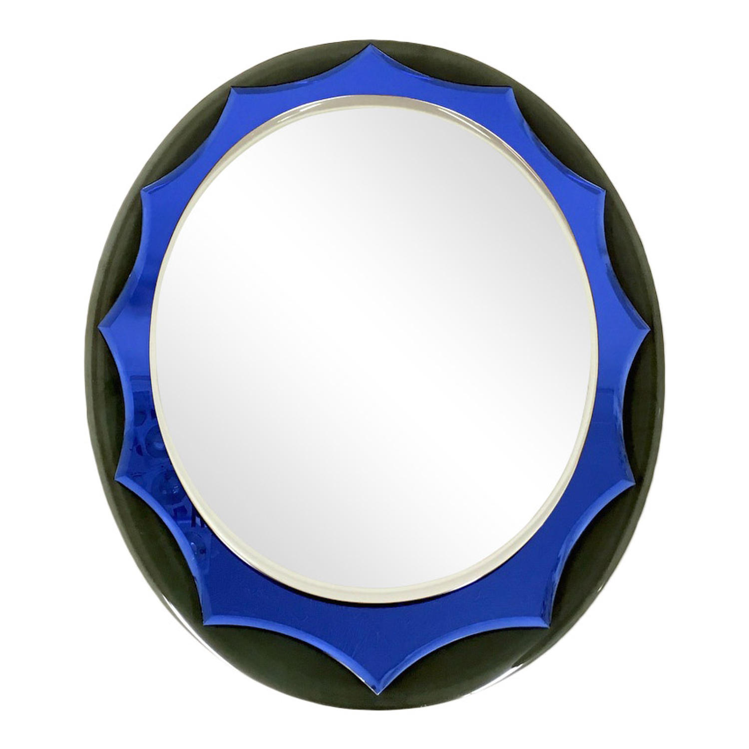 1960s Italian double coloured mirror