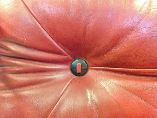 Brazilian jacaranda, leather and rope armchair