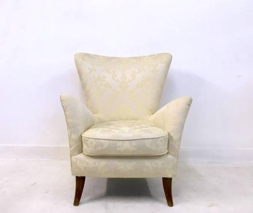 A pair of 1950s  Italian armchairs