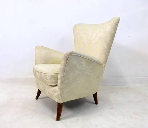 A pair of 1950s  Italian armchairs