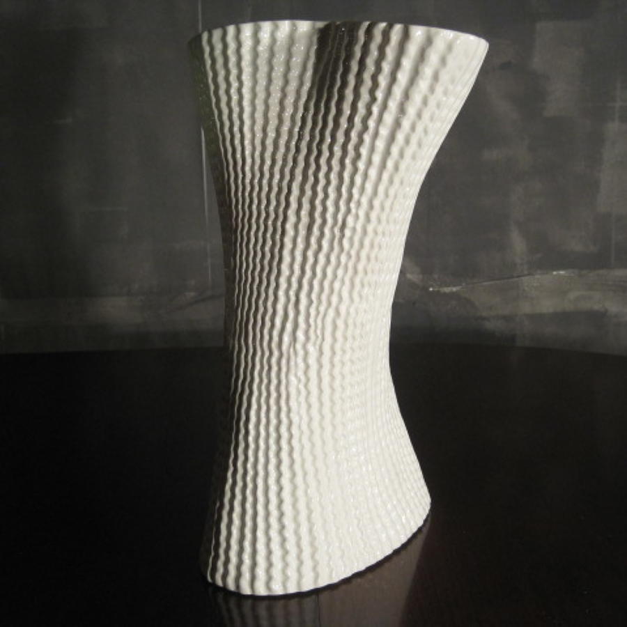 Cardboard vase by Paolo Ulian