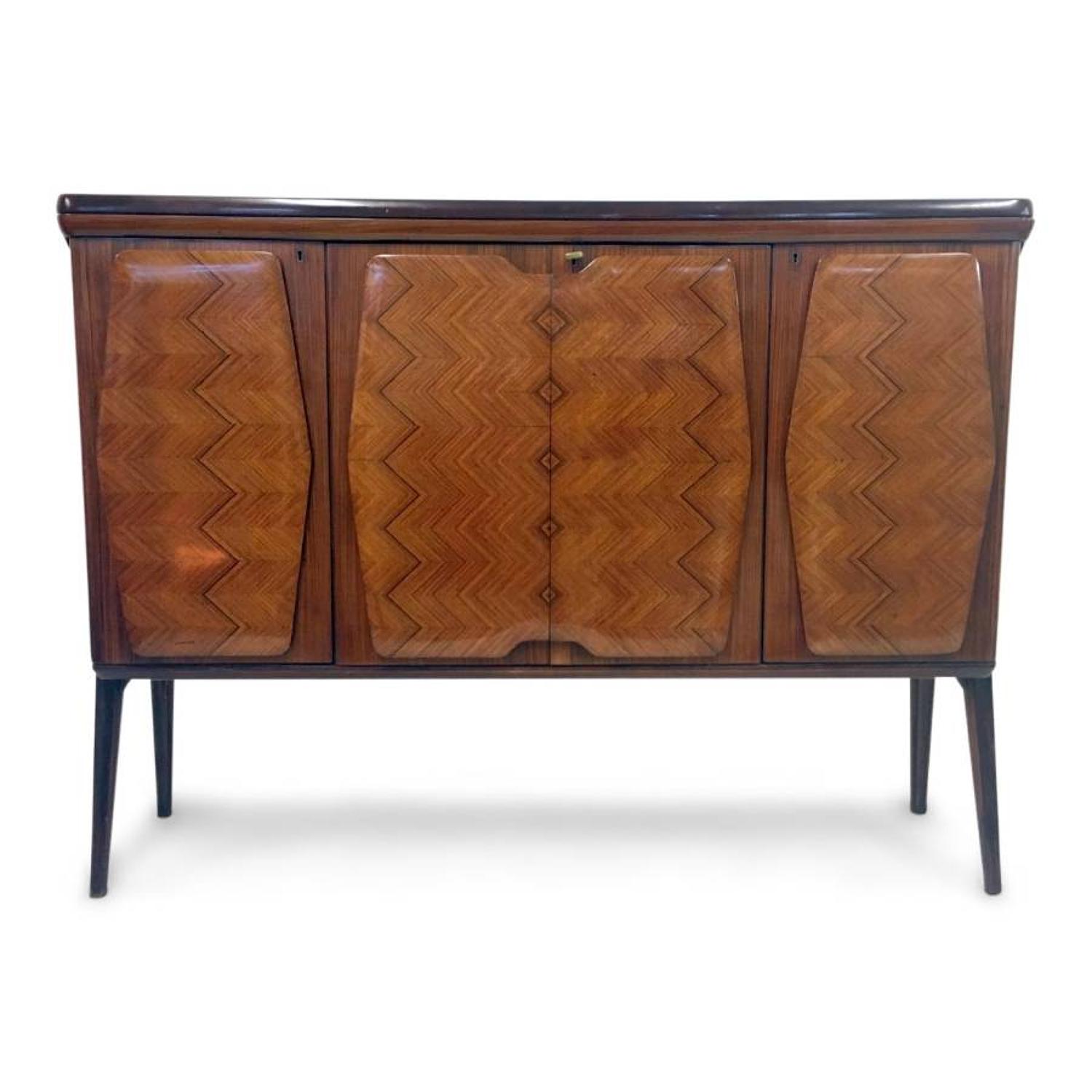 1950s Italian rosewood cabinet or sideboard
