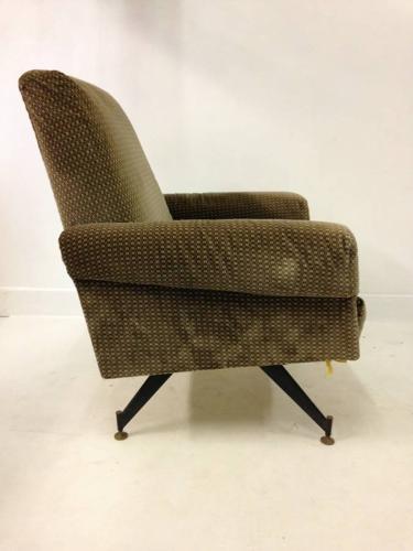 A pair of 1960s Italian armchairs