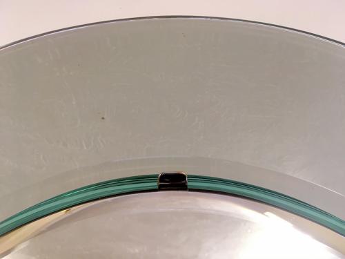 1960s Italian coloured mirror by Cristal Arte