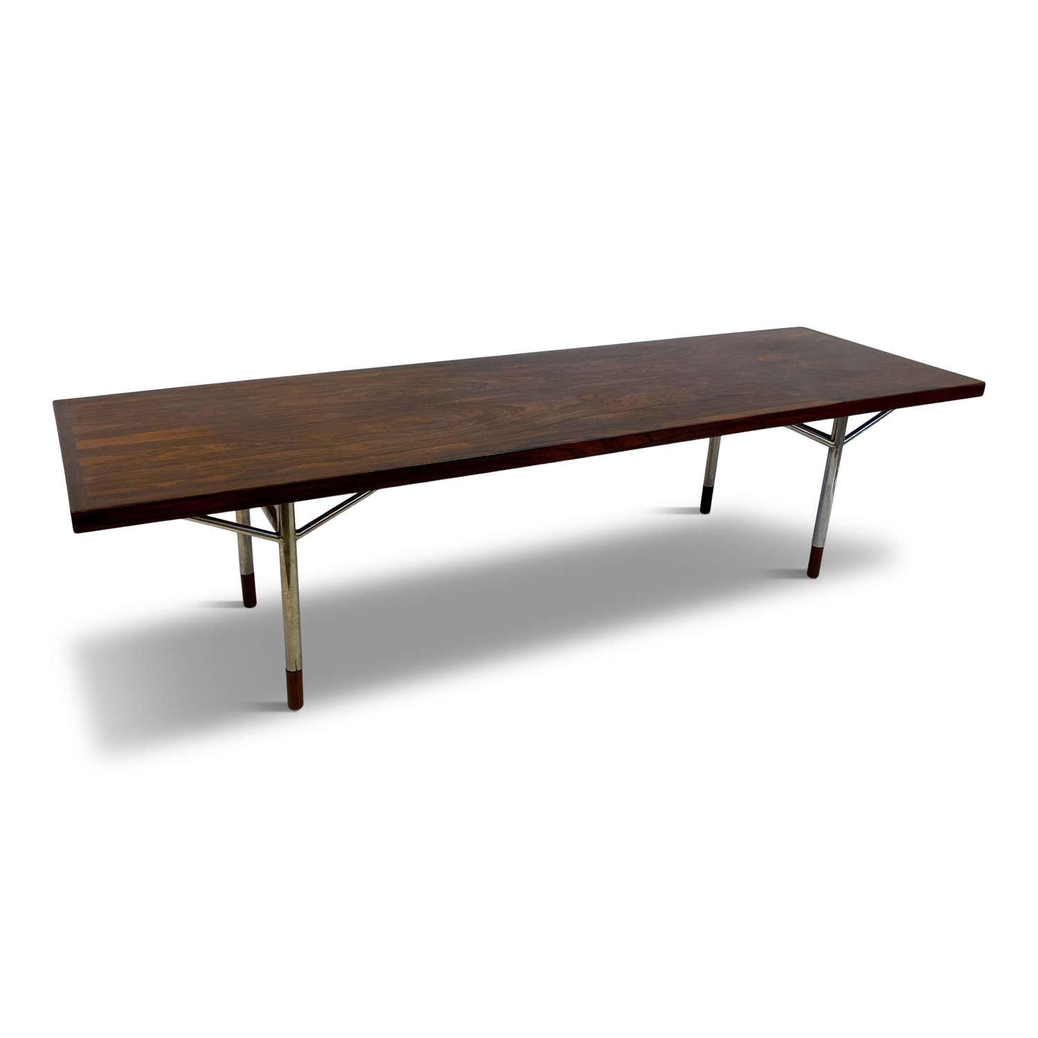 Unique Danish Rosewood Coffee Table Attributed to Arne Vodder