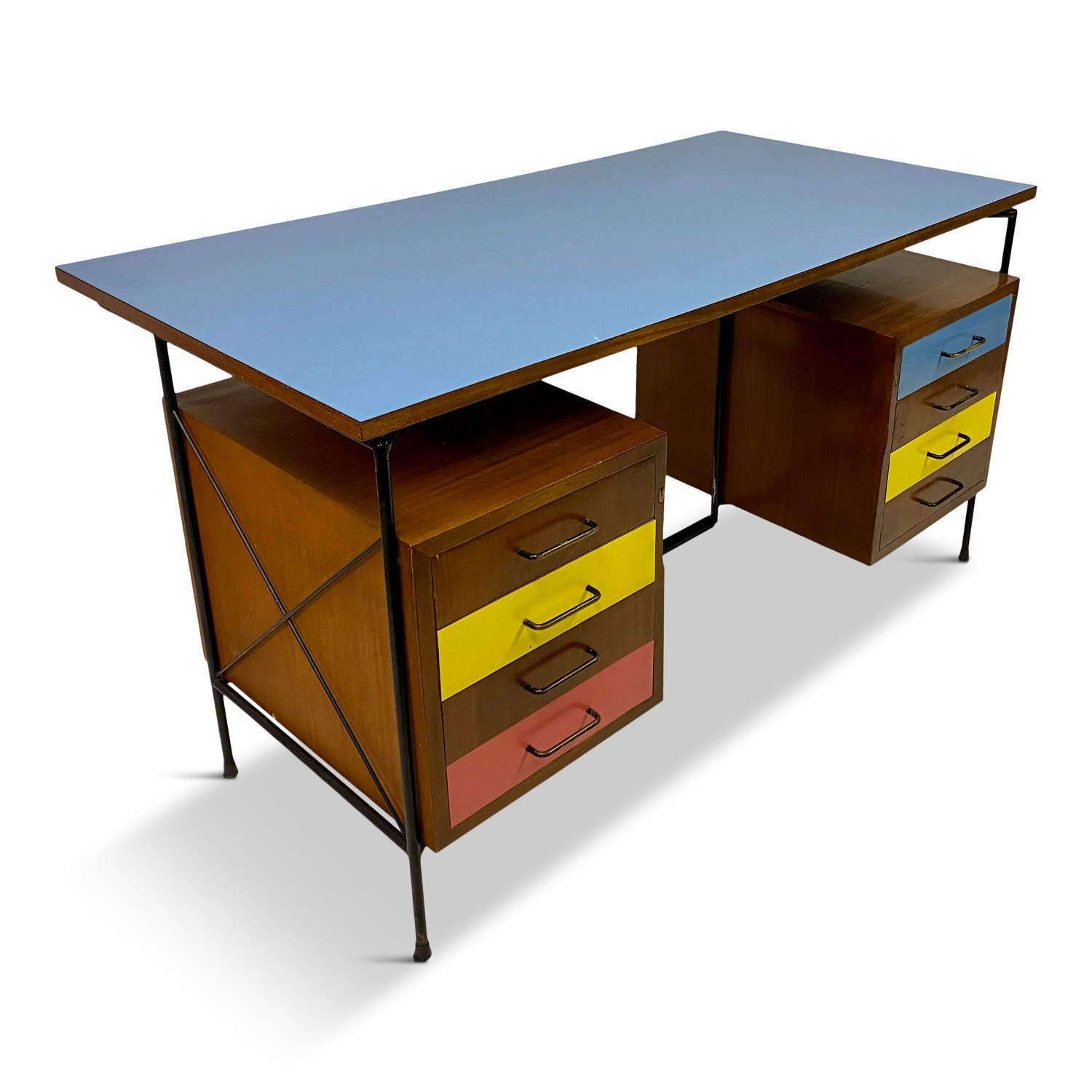 1950s Italian Desk by Giuseppe Postiglione