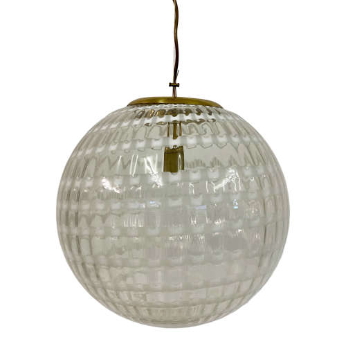 1970s Murano Glass Globe Pendant