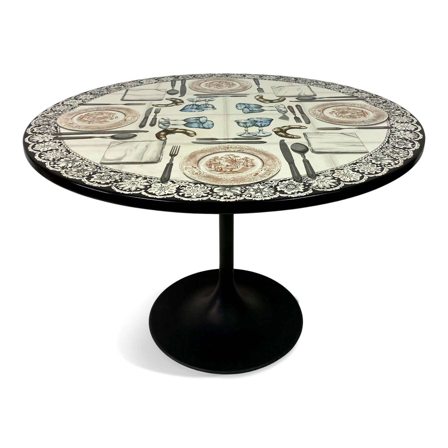 Vintage Fornasetti Tromp L'Oeil Dining or Centre Table