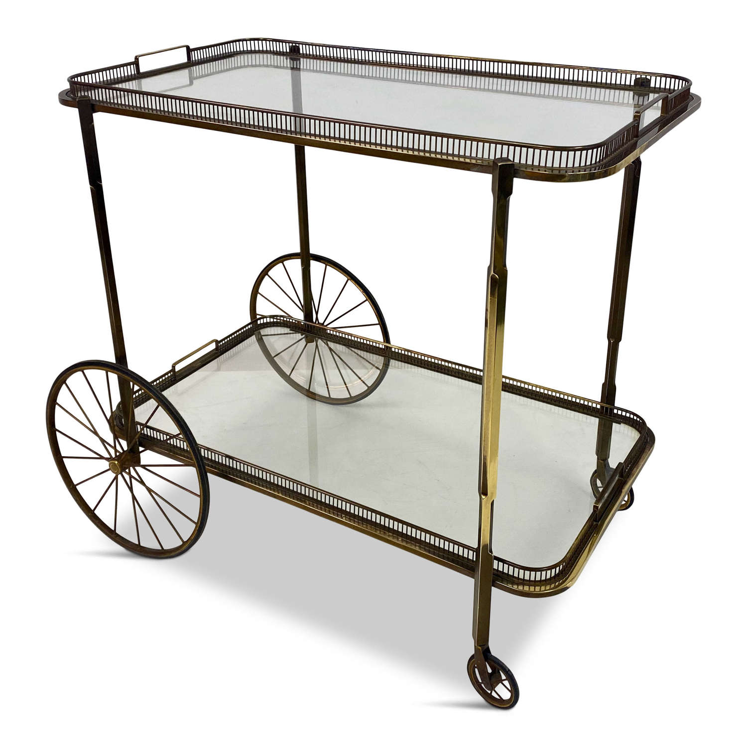 1960s Bronze Drinks Trolley or Bar Cart