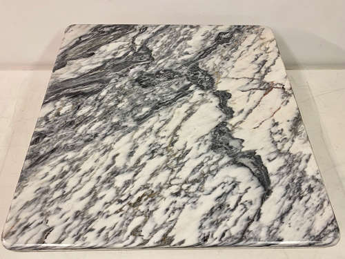 1970s Italian Coffee Table in Arabescato Marble
