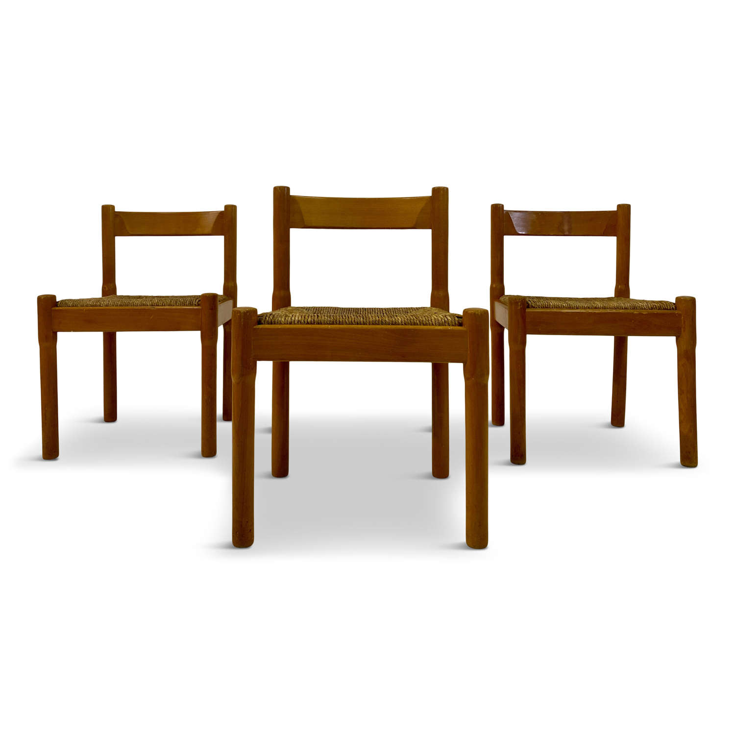 Set Of Three Carimate Chairs By Vico Magistretti