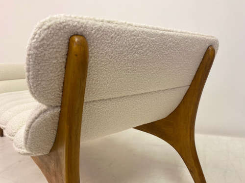 Contemporary Italian Daybed in Boucle