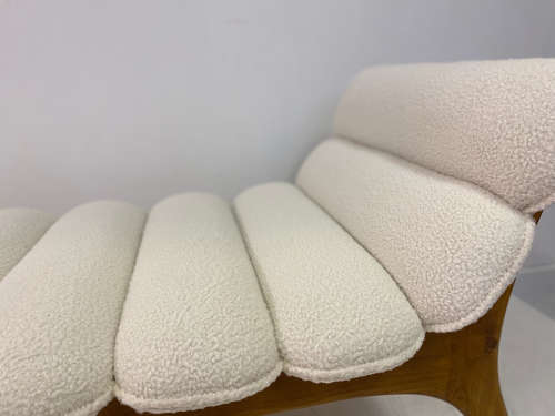 Contemporary Italian Daybed in Boucle