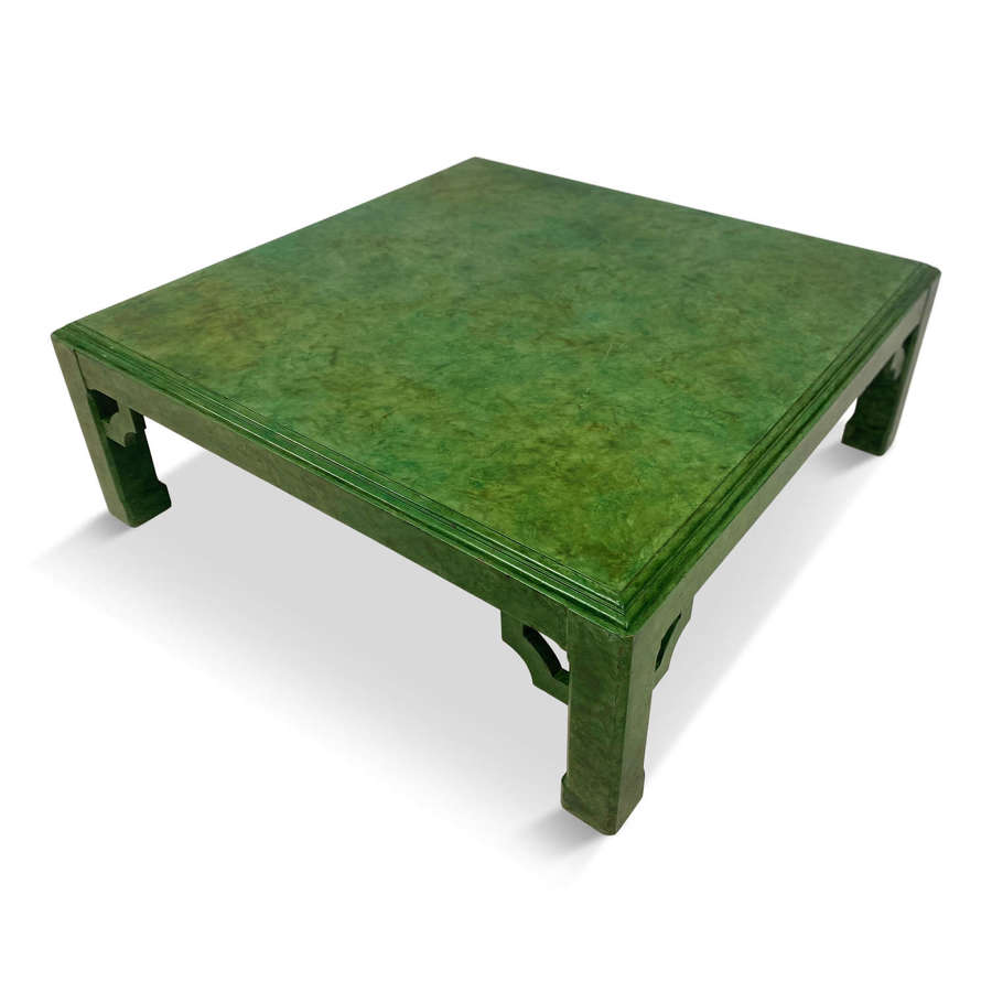Modern Scumbled Green Coffee Table