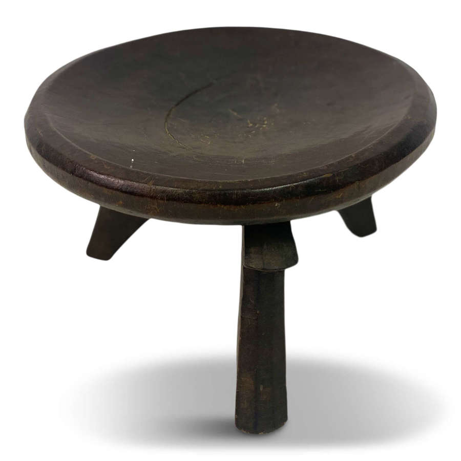 Early 20th Century African Tripod Stool