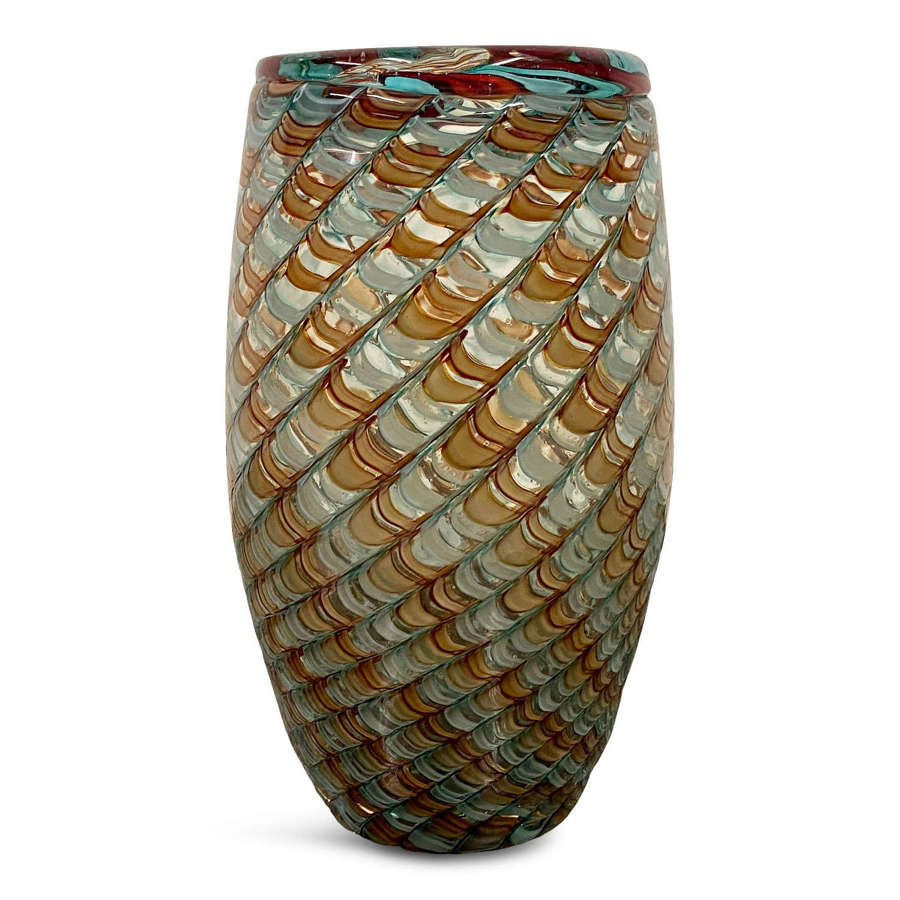 Murano Glass Vase by Stefano Toso