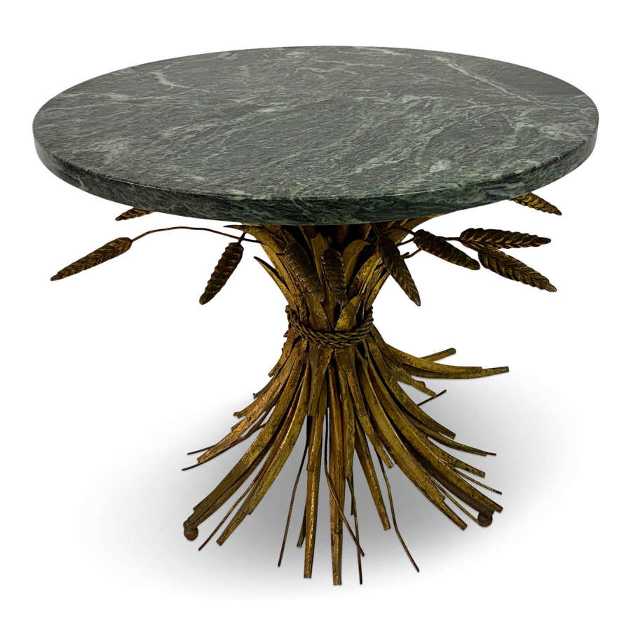 Marble and Gilt Wheatsheaf Coffee or Occasional Table