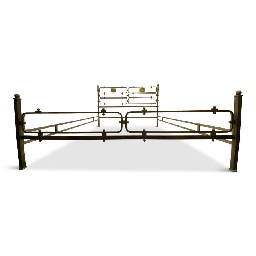 1970s Italian Brass Bed by Luciano Frigerio