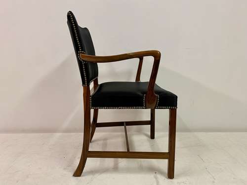 1940s Danish Rosewood Armchair or Desk Chair By Ole Wanscher
