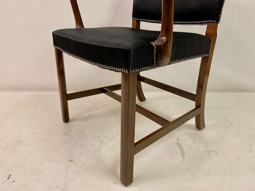 1940s Danish Rosewood Armchair or Desk Chair By Ole Wanscher