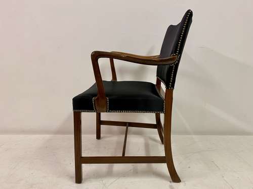 1940s Danish Rosewood Armchair or Desk Chair By Ole Wanscher