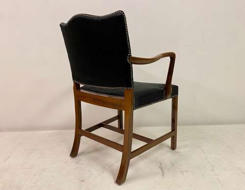 1940s Danish Rosewood Armchair or Desk Chair By Ole Wanscher
