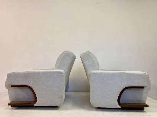 Pair of 1970s Italian Lounge Chairs