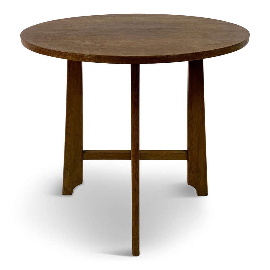1930s Dutch Oak Side Table