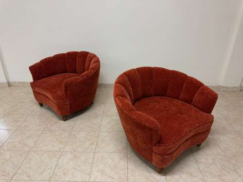 1950s Style Italian Armchairs