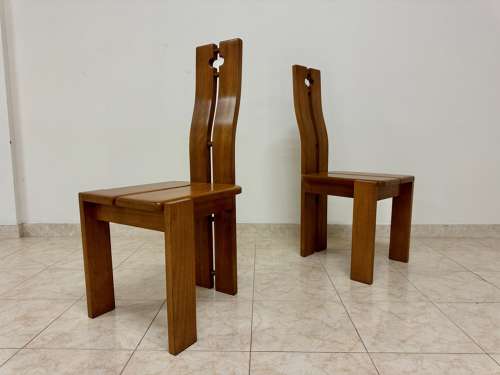 Brutalist Italian Dining Chairs