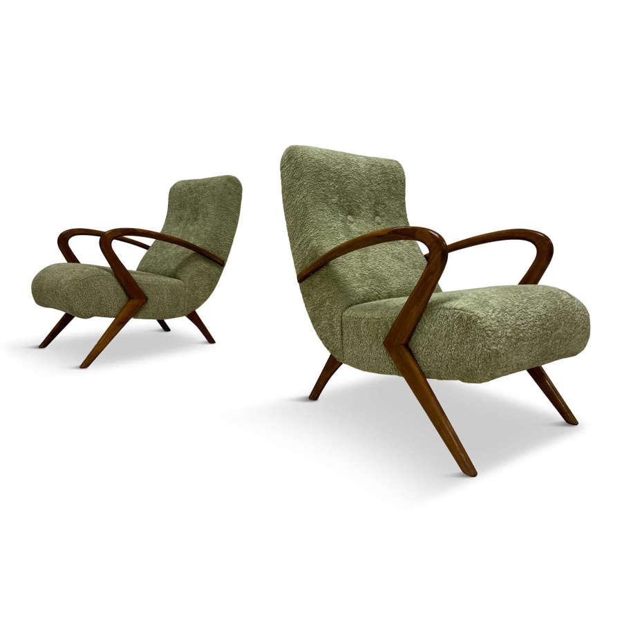 Pair of Contemporary Italian Armchairs