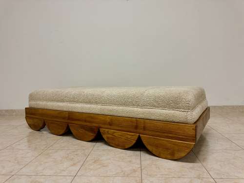 Contemporary Italian Daybed with Half-Circle Feet