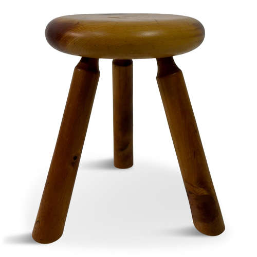 1960s Dutch Pine Stool
