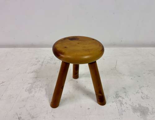 1960s Dutch Pine Stool