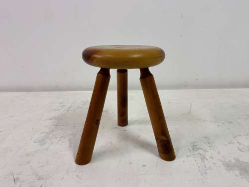 1960s Dutch Pine Stool